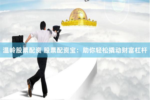 温岭股票配资 股票配资宝：助你轻松撬动财富杠杆